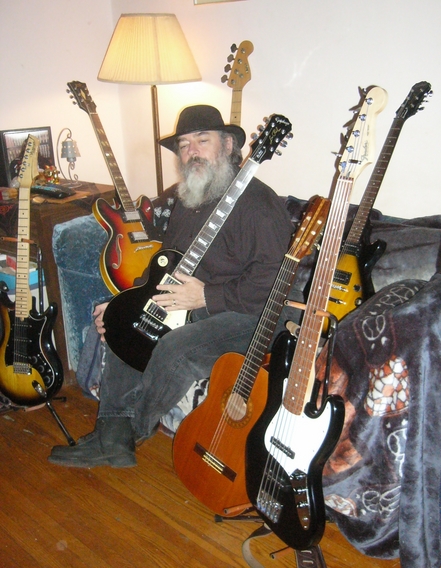 D'Arcy's guitars